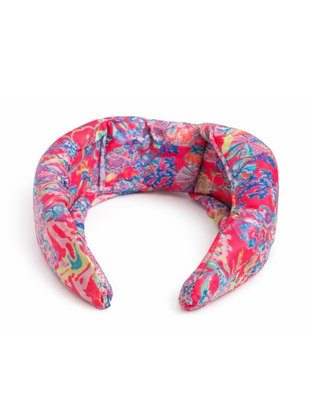 Lilly Pulitzer Wide Knotted pink Headband “Shell me Something” print  NWT - Picture 3 of 4